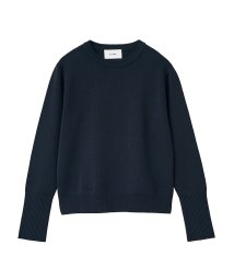 CLANE(クラネ)/BASIC COMPACT KNIT TOPS/NAVY