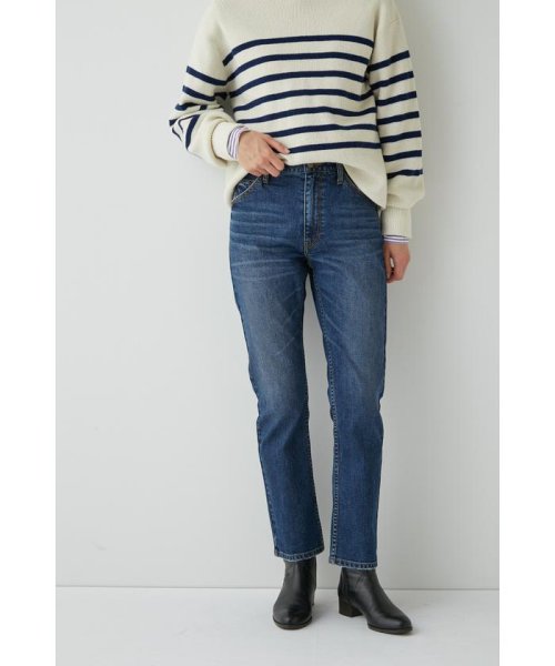 スリムストレートデニム 