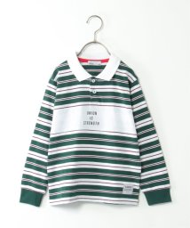 ikka kids/切り替えボーダーラガーTシャツ（120〜160cm）/505001997