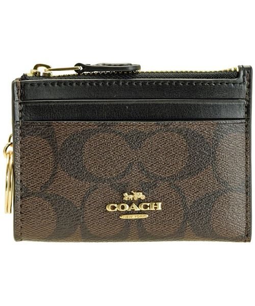 COACH(コーチ)/Coach コーチ MINI SKINNY ID CASE 小銭入れ カードケース/ブラック