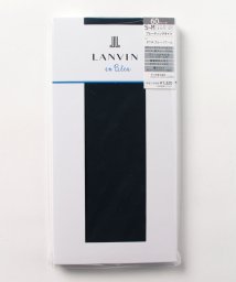 LANVIN en Bleu(ladies socks)(ランバンオンブルー（レディスソックス）)/60dプレーティングタイツ/ブルーノワール