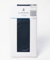 LANVIN en Bleu(ladies socks)(ランバンオンブルー（レディスソックス）)/80dプレーティングタイツ/ブルーノワール