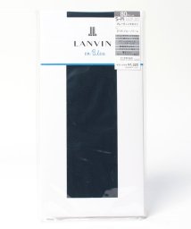 LANVIN en Bleu(ladies socks)(ランバンオンブルー（レディスソックス）)/80dプレーティングタイツ/ブルーノワール