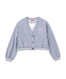 MAC HOUSE(kid's)(マックハウス（キッズ）)/Simplify シンプリファイ カーディガンアンサンブル J60580DM/サックス