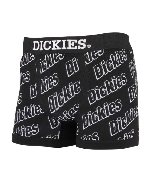MAC HOUSE(men)(マックハウス（メンズ）)/Dickies ディッキーズ ロゴ総柄ボクサーパンツ 70022119－1/ブラック