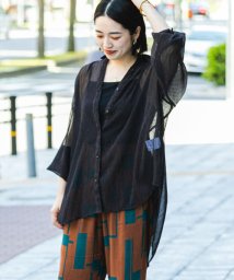 ITEMS URBANRESEARCH(アイテムズ アーバンリサーチ（レディース）)/ヨウリュウシアービッグシャツ/CHA