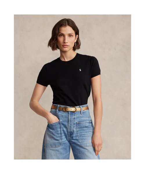 コットンブレンド ショートスリーブ セーター 