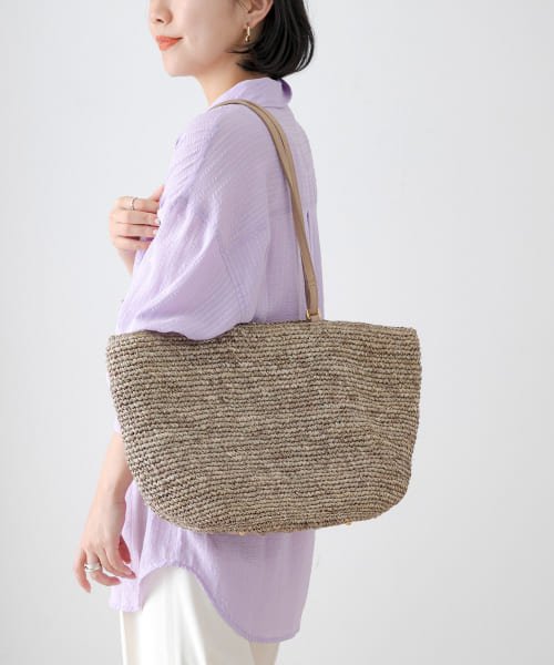 URBAN RESEARCH Sonny Label(アーバンリサーチサニーレーベル)/VIOLA d’ORO　2WAYラフィアバッグ/TAUPE