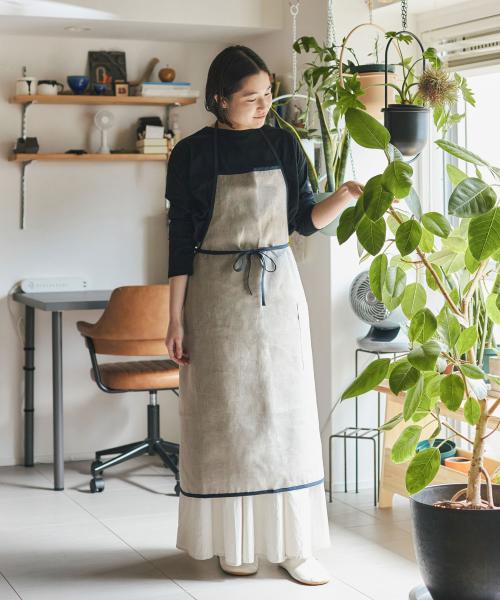 【未使用】リネンエプロン / fog linen work ＆ KURASHI 未使用】リネンエプロン / fog linen work ＆ KURASHI 【公式通販】