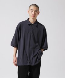 BEAVER(ビーバー)/kan×BEAVER/カン×ビーバー　別注HUGE POLO/DG（ダークグレイ）