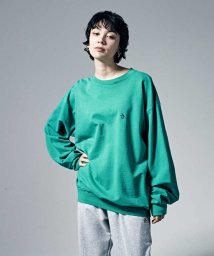 Penguin by Munsingwear(ペンギン　バイ　マンシングウェア)/【WEB限定】U.S.A.STANDARD FRENCH TERRY CREW NECK/USAスタンダードクルーネックスウェッ【アウトレット】/グリーン