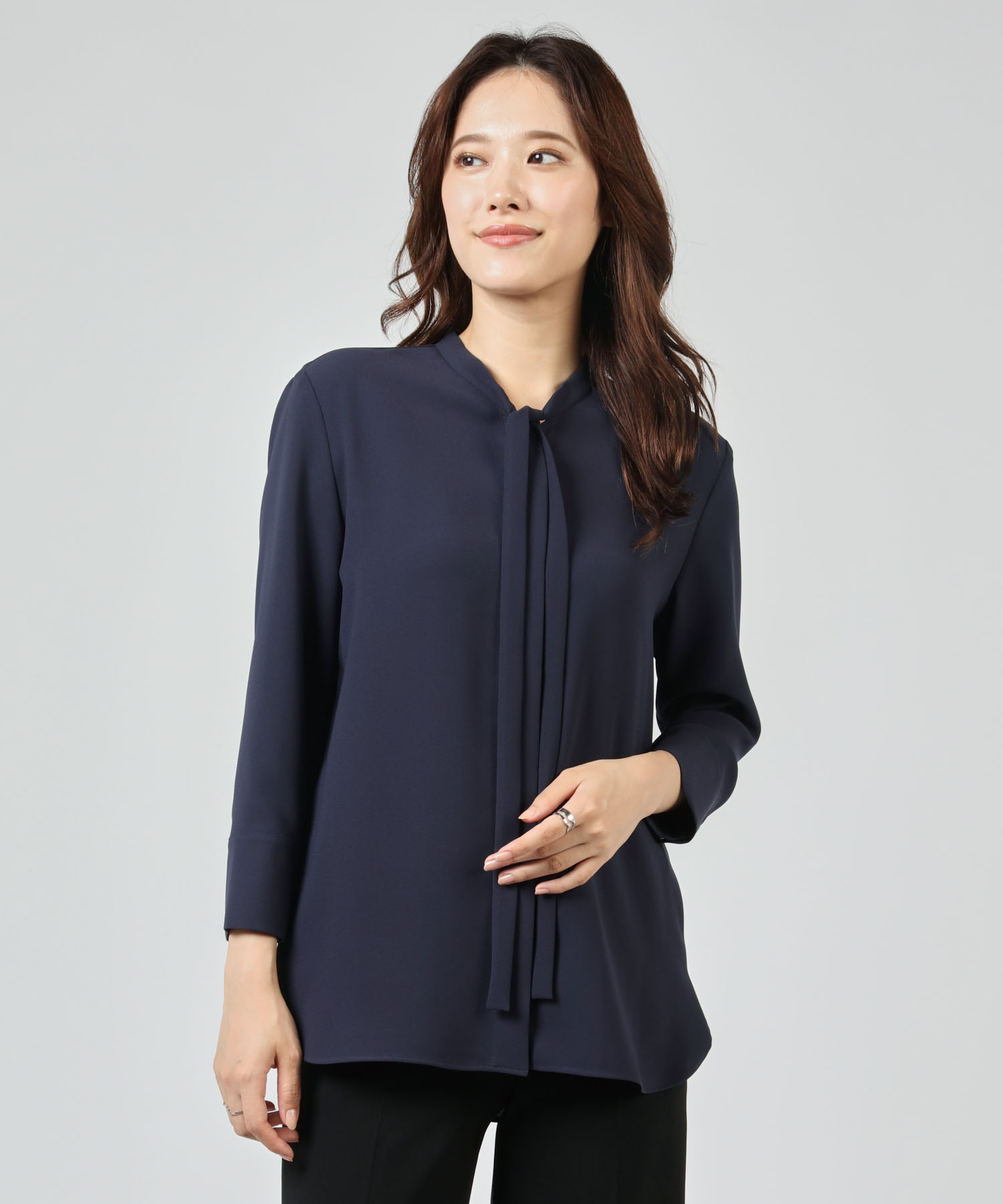 ブラウス　PRIME GGT TIE BLOUSE