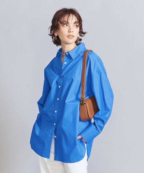 BEAUTY&YOUTH UNITED ARROWS(ビューティーアンドユース　ユナイテッドアローズ)/コットンブロード レギュラーシャツ －ウォッシャブル－/COBALT