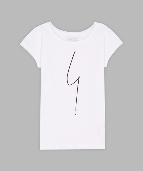 agnes b. FEMME(アニエスベー　ファム)/SE30 TS ポワンディロニーTシャツ/ホワイト