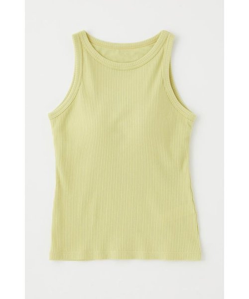 AZUL by moussy(アズールバイマウジー)/A/B AMERICAN SLEEVE TANK TOP/LIME