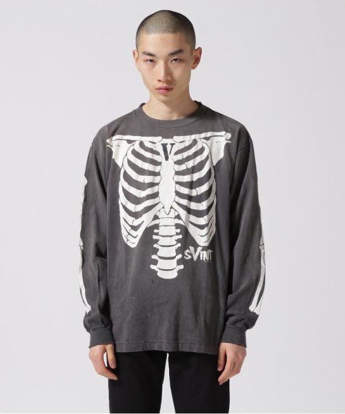 セントマイケル ロゴプリント ロンT （SAINT MICHAEL/セント マイケル  