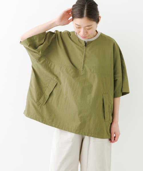 EKAL(EKAL)/『UVカット』『撥水』『別注』WILDTHINGS×EKAL　ウィンディープルオーバー/KHAKI