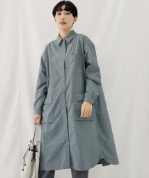 EKAL(EKAL)/『撥水』『UVカット』『別注』BURLAP OUTFITTER×EKAL　サプレックスナイロンシャツワンピース/GRY