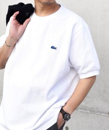 SHIPS any MEN/【SHIPS any別注】LACOSTE: ワンポイント ロゴ ピケ クルーネック Tシャツ 24SS◇/505165680