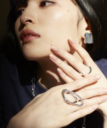 nothing and others(ナッシングアンドアザース)/Nuance line triangle Ring/シルバー
