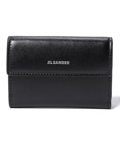 Jil Sander(ジル・サンダー)/【JIL SANDER】ジルサンダー 三つ折り財布 J07UI0009P5073 Baby Wallet/ブラック