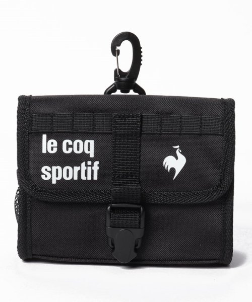 le coq sportif GOLF (ルコックスポルティフ（ゴルフ）)/アクセサリーホルダー (レーザースコープ収納) (約14.5×10.5×6(cm))《再生ポリエステル》/ブラック