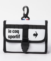 le coq sportif GOLF (ルコックスポルティフ（ゴルフ）)/アクセサリーホルダー (レーザースコープ収納) (約14.5×10.5×6(cm))《再生ポリエステル》/ホワイト