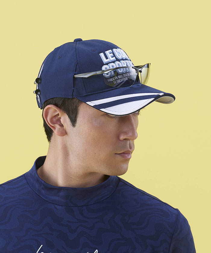 ≪ゴルファーズ≫キャップ (ラウンディッシュ芯/サングラス差し込み