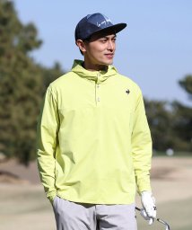 le coq sportif GOLF (ルコックスポルティフ（ゴルフ）)/フーディーシャツ (吸汗速乾/ストレッチ/UV CUT(UPF50+)【アウトレット】/ライム(イエロー系)