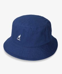 KANGOL(KANGOL)/KANGOL WASHED BUCKET/カンゴール　ウォッシュドバケットハット/ブルー