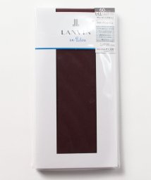 LANVIN en Bleu(ladies socks)(ランバンオンブルー（レディスソックス）)/60dプレーティングタイツ/ノワールルージュ
