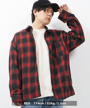 1111clothing/チェックシャツ メンズ シャツ レディース 長袖シャツ カジュアルシャツ ロングシャツ 柄シャツ ネルシャツ オンブレ 長袖 オーバーサイズ 大きいサイズ 韓国/505168339