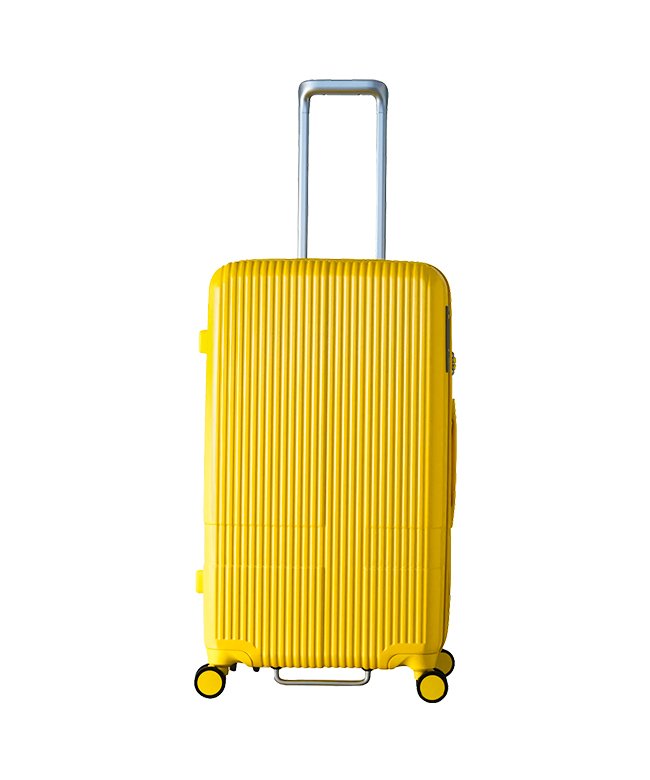 カバンのセレクション 2年保証 イノベーター スーツケース Lサイズ 75L 軽量 深型 縦長 静音キャスター ストッパー メンズ レディース innovator inv70−2 ユニセックス イエロー フリー 【Bag & Luggage SELECTI