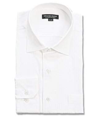 GRAND-BACK/【大きいサイズ】ファットゥーラ/FATTURA 日本製 綿100％ セミワイドカラー 長袖 ワイシャツ/505168578