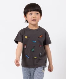 KP BOY/KPBOY(ケーピーボーイ)恐竜柄天竺半袖Tシャツ(100～130)/505087635