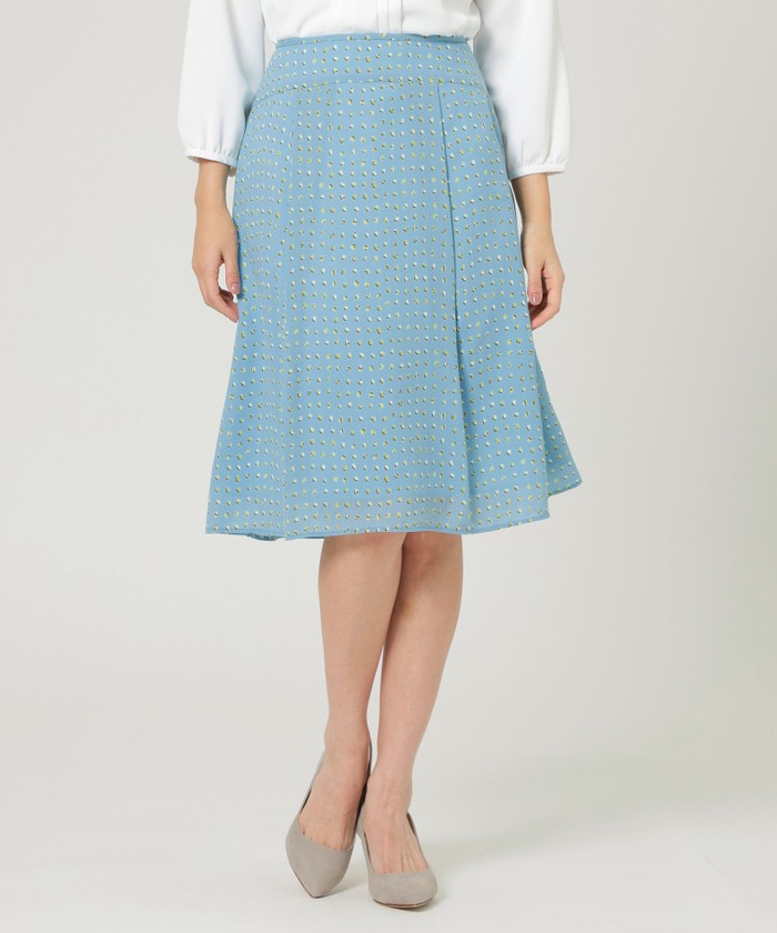 【新品】TRANS WORKS夏用スカート TRANS WORK｜【ウォッシャブル】プリーツ調バックサテンスカート