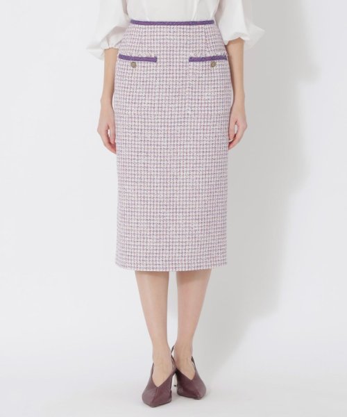セール】【EPOCA STORIA】チェックツイード タイトスカート  