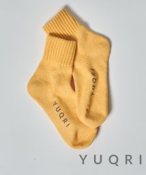 YUQRI(YUQRI)/【YUQRI / ユクリ】comfy pile double rib 2 feel 23SS 「 抗菌防臭・消臭・制菌」ソックス 靴下/イエロー