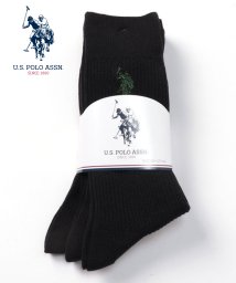 US POLO ASSN/C. 黒無地 USPA 刺繍 父の日 プレゼント ギフト/505165513