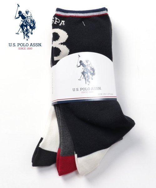 US POLO ASSN(US POLO ASSN)/C.ロゴライン USPA ロゴ刺繍 父の日 プレゼント ギフト/アソート