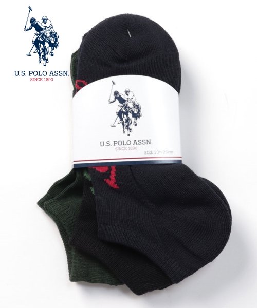 US POLO ASSN(US POLO ASSN)/A. 底 P USPA 刺繍/アソート