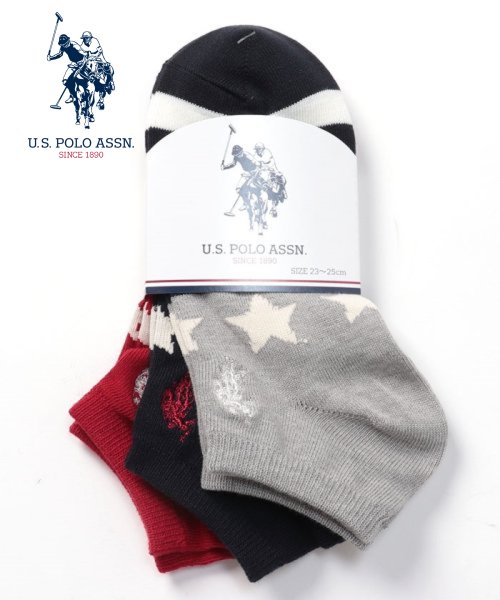 US POLO ASSN(US POLO ASSN)/A. USPA 国旗柄刺繍/アソート