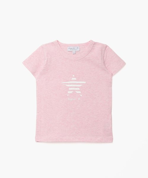 agnes b. GIRLS OUTLET(アニエスベー　ガールズ　アウトレット)/【Outlet】SDY1 E TS キッズ Tシャツ/ピンク
