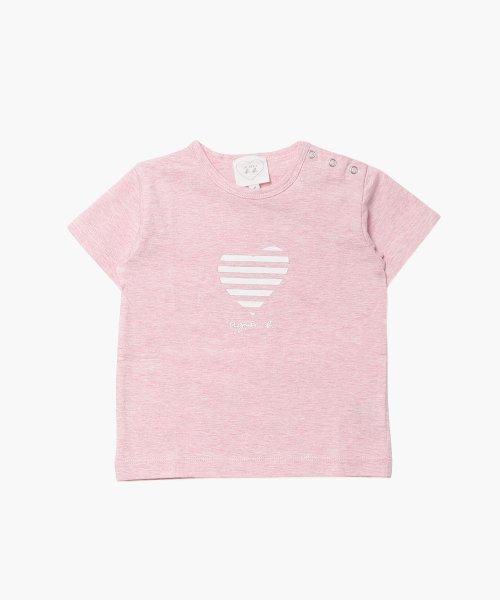 agnes b. BABY OUTLET(アニエスベー　ベビー　アウトレット)/【Outlet】SDY2 L TS ベビー Tシャツ/ピンク