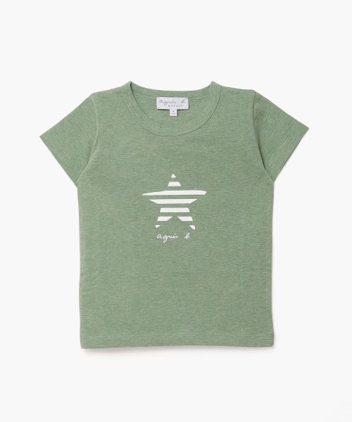 agnes b. GIRLS OUTLET(アニエスベー　ガールズ　アウトレット)/【Outlet】SDY1 E TS キッズ Tシャツ/グリーン系