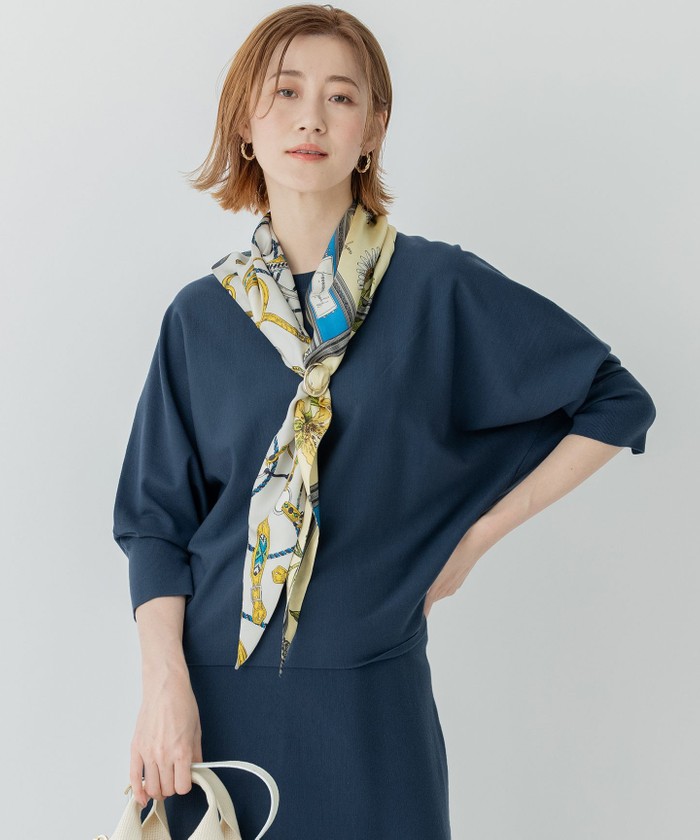 23区 ニジュウサンク  長袖ニット 未使用品 大きいサイズ:44 KRWWSW0559 ベージュ アルパカ レディース  トップス 滝沢眞規子着用 楽天市場】アルパカ（ブランド23区）（レディースファッション
