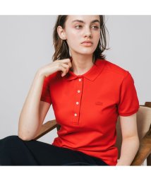 LACOSTE(ラコステ)/スリムフィット ストレッチコットンピケポロ（半袖）/クリアレッド