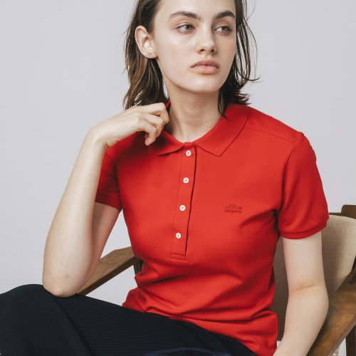 スリムフィット ストレッチコットンピケポロ（半袖） 商品説明色合い鮮やかなストレッチコットンピケ素材を使用した、スリムフィットのポロシャツ。光沢感のある４ボタンのリブポロカラ U1479075062(11440円)