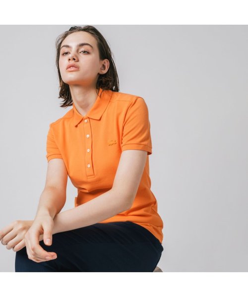 スリムフィット ストレッチコットンピケポロ（半袖） 商品説明色合い鮮やかなストレッチコットンピケ素材を使用した、スリムフィットのポロシャツ。光沢感のある４ボタンのリブポロカラ U1479075062(11440円)