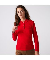 LACOSTE(ラコステ)/ストレッチポロシャツ（長袖）/レッド